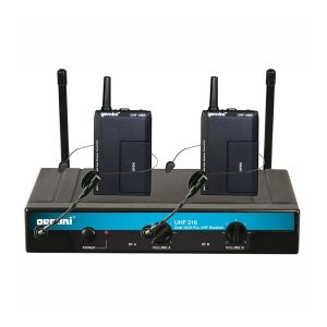 Gemini UHF-216HL Dual-channel Wireless System Lapel Lavalier