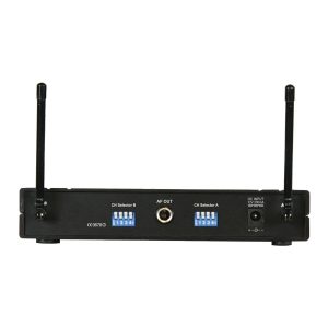 Gemini UHF-216M Dual Channel WIreless Handhel Microphone System; (682-698 MHz)